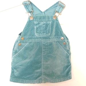 Old Navy Baby Girls Cotton Velour Jumper 12mo.